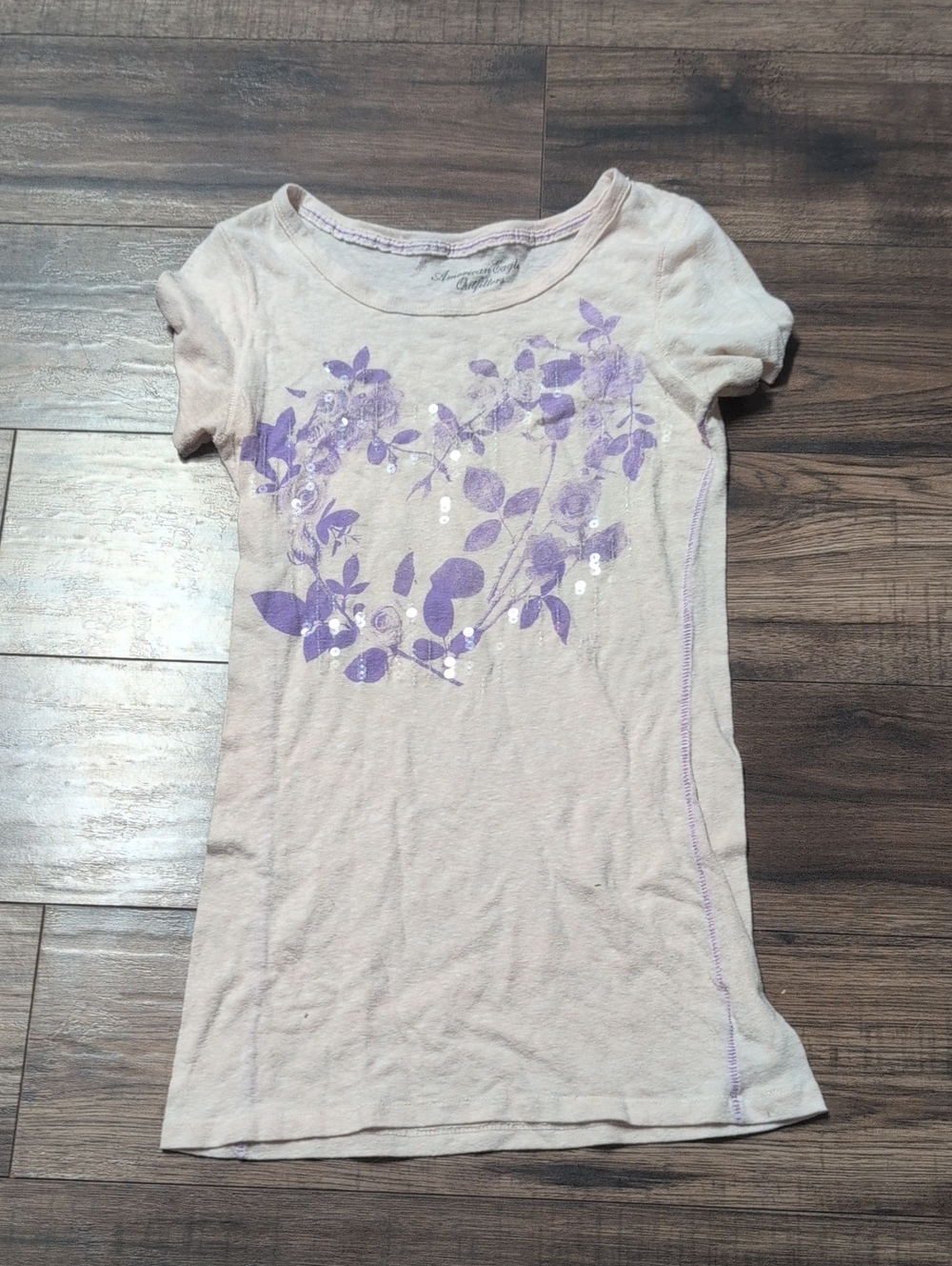 Vintage AE graphic baby tee